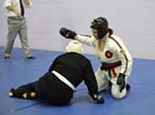 Kids Sparring in the Competition