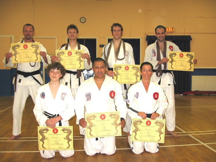Successful Dan Grade Candidates - Jikishin Ju Jitsu Association